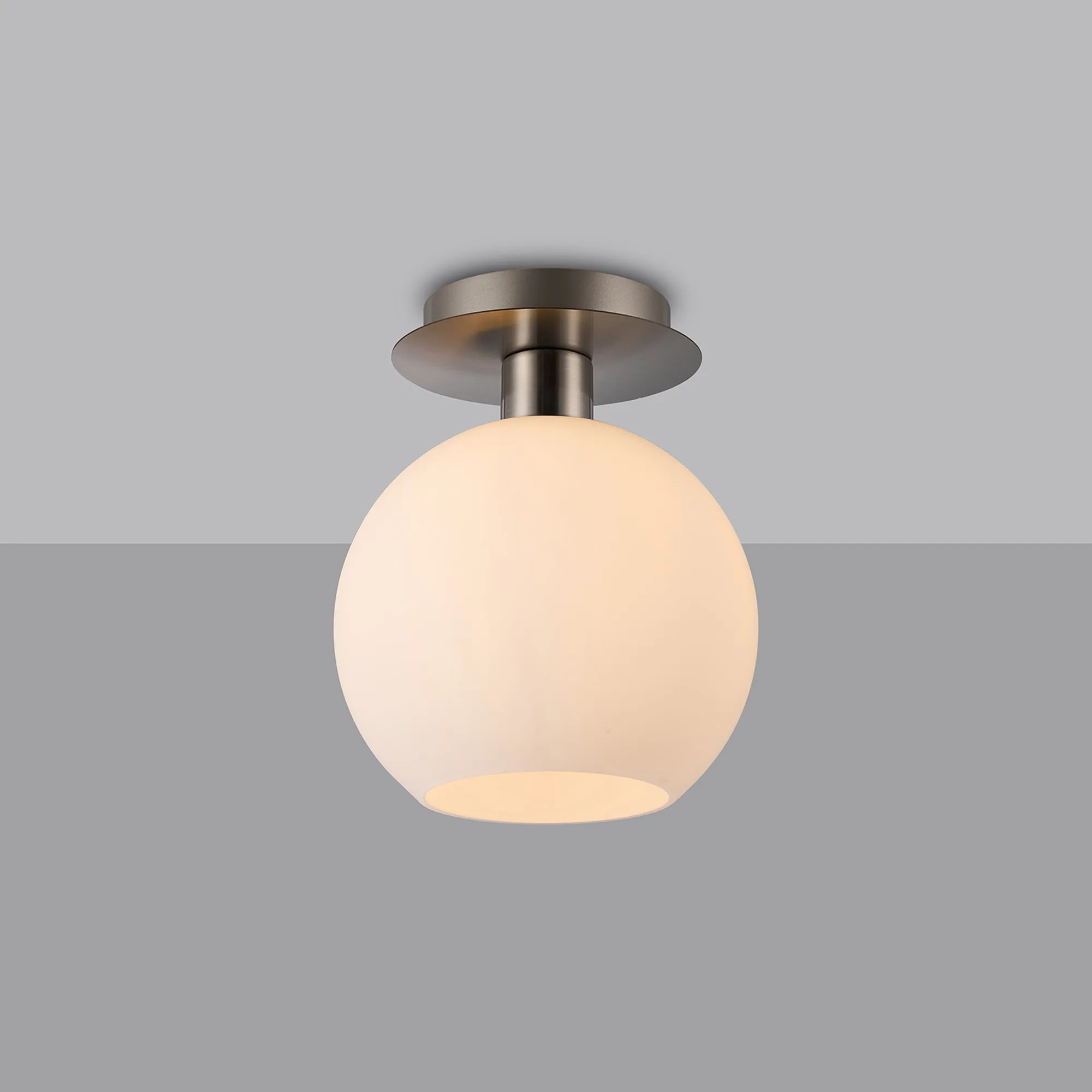 Lori Satin Nickel Ceiling Lights Deco Flush Fittings